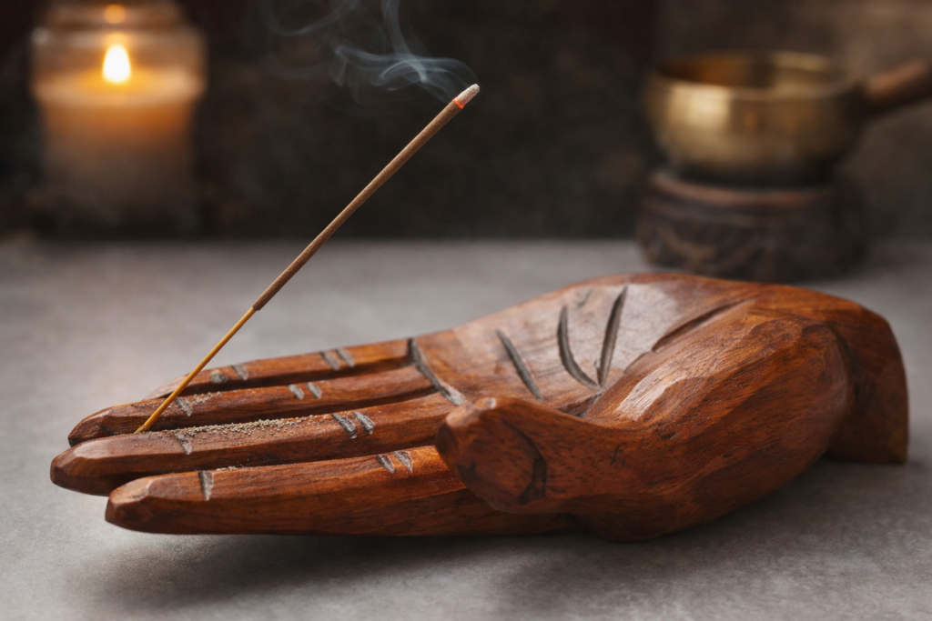 Carved Wooden Ritual Hand